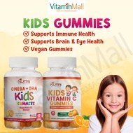 Nutri Botanics Kids Vitamin C Gummy, Kids DHA Gummies - Gelatin Free, Supplement for Kids