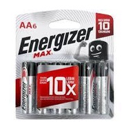 Energizer Max AA /AAA Alkaline Batteries (6pcs per pack)