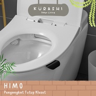 [KURASHI]HIMO Anti-germ Toilet Seat Lifter Anti-Bacterial Bidet Lifter Closet Lift Handle Clean Toilet Lid Lifter Anti Touch Toilet Seat Lifter
