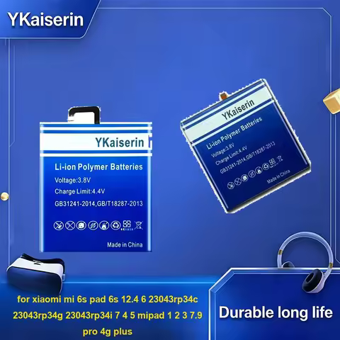 BN60 BP4M BN4D Battery For Xiaomi MI 6S For Pad 6S 12.4 6 23043rp34c 23043rp34g 23043rp34i 7 4 5 Mip