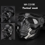 Outdoor Anti-fog Airsoft Mask Protective Gear Full Face Mask Helmet Paintball Skull Mask Airsoft Safety Goggle Tactical Mask