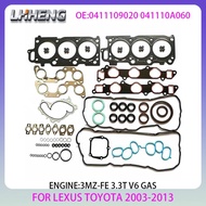 3MZ-FE ENGINE gasket set For LEXUS ES RX TOYOTA CAMRY HARRIER HIGHLANDER SIENNA SOLARA 3.3L 3.3 L T 