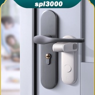 [spl] 2pcs/set Strong Adhesion Safety Lock For Home Office Door Handle Door Handle Safety Lock Handle Lock