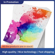 1Set Cold  50% Cotton&140Lb /300Gsm Acid-Free Bulk White Paper Watercolor Paper (10.63 X 7.68 Inch)