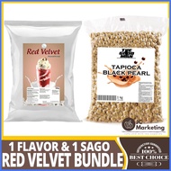 ◪ ✺ ◲ Top Creamery Red Velvet Bundle Milk Tea| 500g and Tapioca Black Pearl  Tapioca Pearl kilo