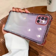 Four corner anti drop electroplated phone case for samsung a71 4g case samsung a71 5g case