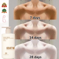 Goat Milk Shower Gel Nicotinamide whitening body wash 800ML exfoliate whole body whitening brightening lasting fragrance