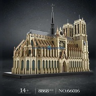 LEGO Đồ chơi xếp hình  Trong kho 66016 MOC Nhà thờ Notre-Dame ở Paris Xây khối xây dựng Gạch Mô hình