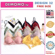 Bigger Size Lace Bra Bra Top Tube Bra Sport Bra [D32] 抹胸内搭 Padded Bra Seamless Macaron Colour