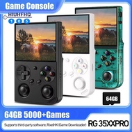 RG35XX PRO 3.5" IPS Screen Video Game Console Linux 64GB 5000+ Games Support Emulator Player TV Outp