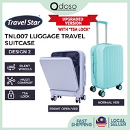 ODOSO Travel Star 20 inch Cabin Size Luggage Elegant Macaron Pastel Luggage Set Suitcase Set Bagasi 