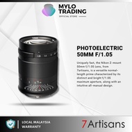 ( MY ) 7artisans Photoelectric 50mm f/1.05 Lens for Sony Full Frame E / Nikon Z / Leica / Canon R