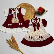 INDOBAYI Baby Girl Clothes Balloon Baby Dress Frog Motif PLANET KIDS age 0-12bl