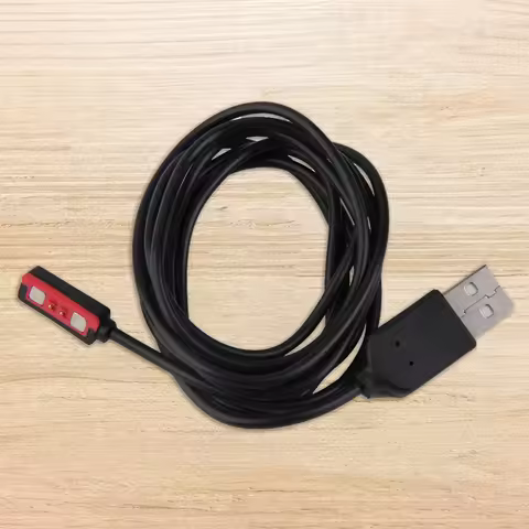 USB Charging Cable Charger Adapter for Pebble Steel Smartwatch Watch Black