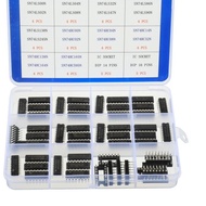 20Value50pcs SN74LS dan SN74HC Siri Kuasa Rendah Logik IC Kit Gabungan Kerja