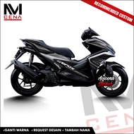Sticker Decal Aerox 155 Decal Sticker Aerox 155 Striping Aerox Full Body Decal Aerox Greegfx