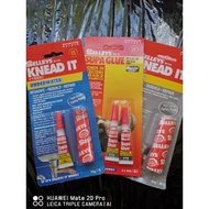 LS GEMILANG KNEAD IT SELLEYS SUPER GLUE SUPA GLUE UNDERWATER EPOXY PUTTY STEEL REPAIR ELEPHANT GLUE 