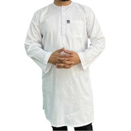 KURTA LABUH AL HAFIZ S TO 5XL WHITE,BLACK,GREY