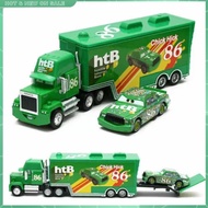 2Pcs Disney Pixar Cars No.86 Chick Hicks & Hauler Truck Diecast Toys Kids Gift