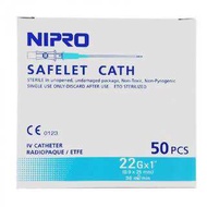 Nippro iv catheter #22*1 1 box/ 50ชิ้น