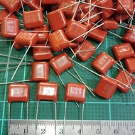 (แพ็ค10ชิ้น)แท้ใหม่เกรดอย่างดี C 0.22UF 250V (224=220NF) Cไมล่าญี่ปุ่น ยี่ห้อ NISSEI คาปาซิเตอร์ Cap