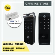 Yale YDR50GA Gate + YDR343 Door Digital Lock Bundle (FREE Yale Access Module)