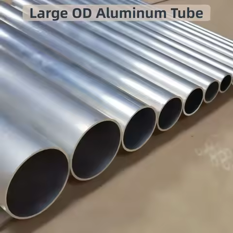Aluminium Tube OD51-100mm Length300mm 500mm Round Aluminum Alloy Pipe Straight Large Outer Diameter