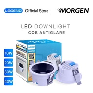 Morgen LED Downlight COB Anti Glare 10W 20W 30W 40W Anti Glare Downlight Legend Series MGDL61802