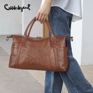 Cobbler Legend Vintage Women S Boston Women S Bag สะพายหนังกระเป๋าถือวินเทจกระเป๋าถือแฟชั่นกระเป๋ากร