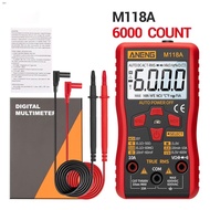 ⚡ANENG⚡มัลติมิเตอร์ดิจิตอล ANENG M118A Backlight Digital Multimeter Non Contact Stable LCD Display