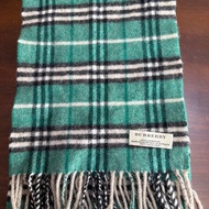 Burberry 綠格紋 圍巾 蘇格蘭