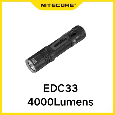 NITECORE EDC33 4000 Lumens USB-C Rechargeable Torch Light Tactical UHi 20 LED Flashlight 450Meters B