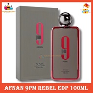 💯% 9pm Rebel Afnan EDP Perfume Authentic 100ml for Women & Men