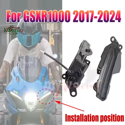 Motorcycle Front Headlight Fog Decorative Side Position Light Fit For SUZUKI GSXR1000 2017 - 2024 K1