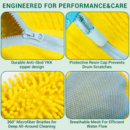 MY Stock Shoe Washing Machine Bag, Durable Zipper Sneaker Washing Machine Bag, Laundry Shoe Bag for 