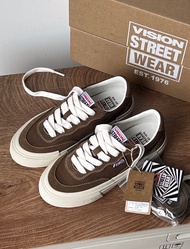 Vision Street Wear FLAT-TOP 復古街頭滑板鞋 棕/ 27