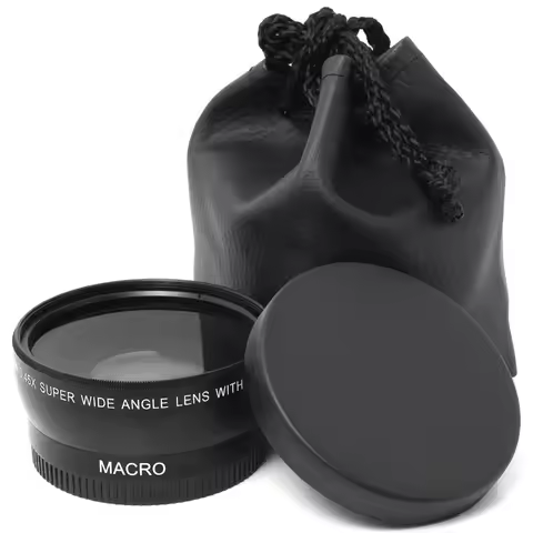 GloryStar 55MM 0.45x Wide Angle Lens + Macro Lens for Sony Alpha A77 A280 A290 A380 A390 A580 A590 D