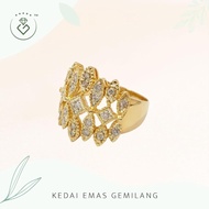 [Kedai Emas Gemilang] 200762 {YS} Diamond Gold Ring (14)(7.61G) [835 Gold]