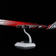 SQ Wings 1: 200 Alloy Airplane Model Attihad Airlines A340-600 A6-EHJ F1