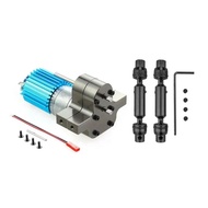 Metal Transmission Gearbox 370 Motor with Drive Shaft Upgrade Accessories for WPL C14 C24 B24 B36 MN