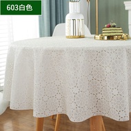 ผ้าปูโต๊ะโต๊ะกลมขนาดเล็กผ้าปูโต๊ะอาหารกันน้ำกันน้ำมันกันลื่นไม่ต้องซักผ้าปูโต๊ะพลาสติก PVC ทรงกลมผ้าปูโต๊ะน้ำชาผ้าปูโต๊ะ