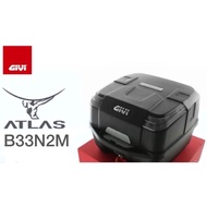 Merdeka Promotion) Givi Box B33NM B33N2M Atlas 32L 100% Original Kotak Givi New Design 2022