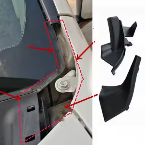 Front Windshield Wiper Corner Seal Cowl Trim Cover For Toyota Land Cruiser Prado LC120 LC150 2003-20