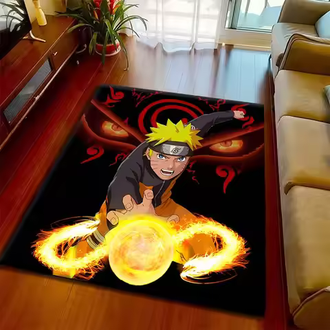 NARUTO Pattern Carpet for Livingroom Bedroom Bathroom Hallway Area Rug Home Children's Room Mat Home