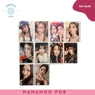 MAMAMOO POB & RPC - SOLAR MOONBYUL HWASA WHEEIN OFFICIAL PHOTOCARD