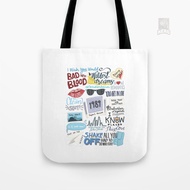 Taylor Swift 1989 ERA ALBUM ART Canvas Tote Bag