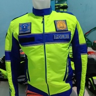 jaket polisi/polantas pul atribut