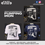 Pumping Iron Arnold Schwarzenegger Men's Gym/Casual Microfiber T-shirt