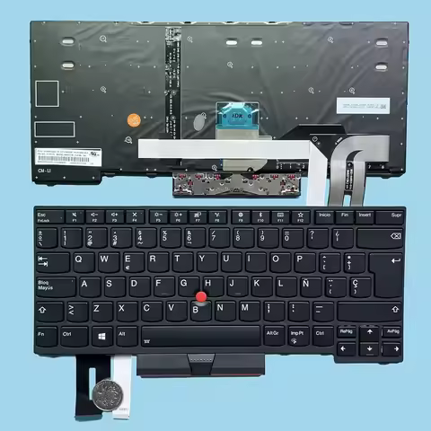 T14 Spanish Keyboard for Lenovo for IBM ThinkPad T14 Gen 1 P14s T14 Gen 2 P14s Gen 2 Laptop 5N20V437