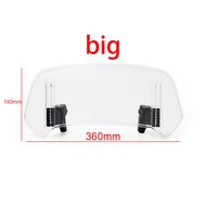 C400GT เหมาะสำหรับ BMW C400X ที่ C650GT C650 G650GS R1150GS ยืดสปอยเลอร์แบบปรับได้เบนกระจกรถจักรยานย